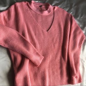 Pretty Pink Knit Sweater